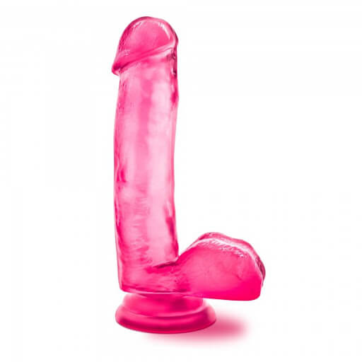 pembe jel dildo