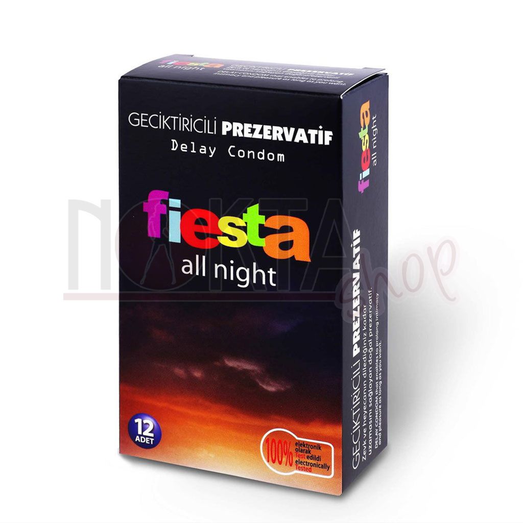 Fiesta all night prezervatif 12li kondom