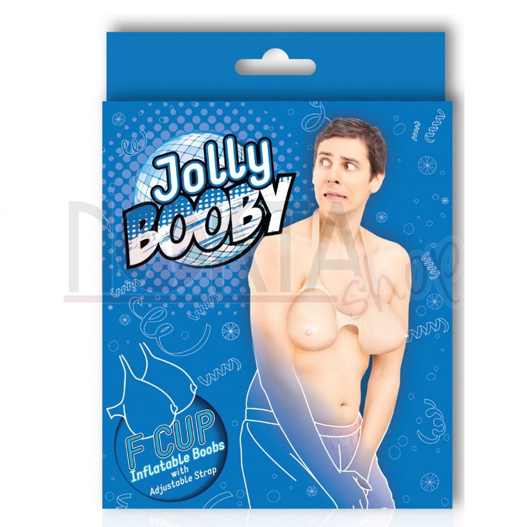 Jolly booby şişirilebilir takma göğüs erotik şaka