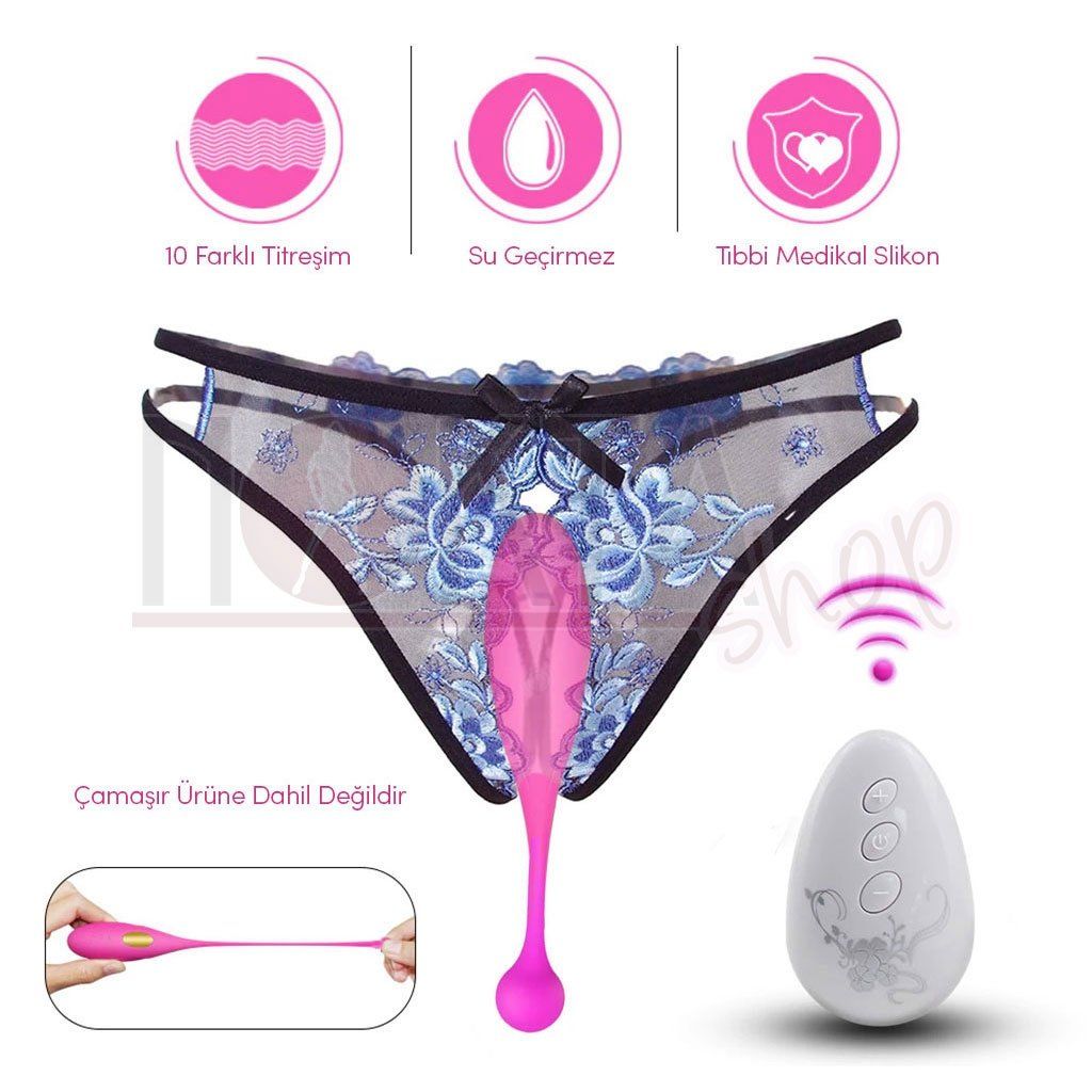 Pointed egg kablosuz kumandalı külot içi sex oyuncağı